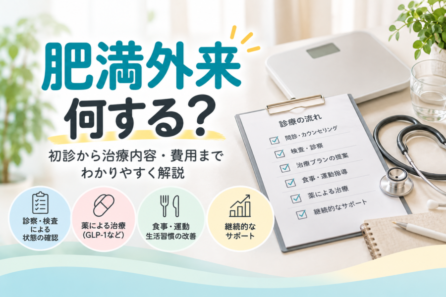 肥満外来は何する？受診基準や保険適用の条件、費用から治療内容まで徹底解説